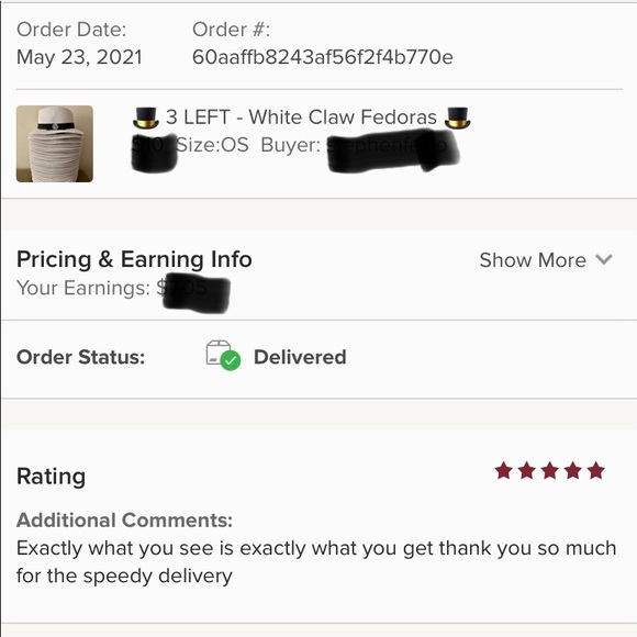 🎩 1 LEFT - White Claw Fedoras 🎩 - Picture 10 of 10